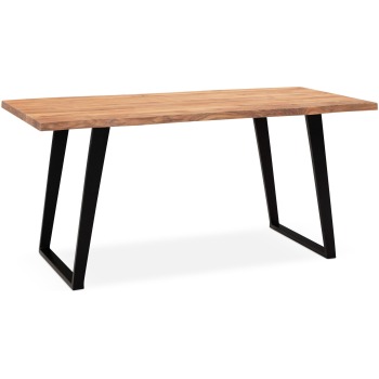 Masa de Sufragerie Modernă din Lemn Solid - Design Elegant și Stabilitate Uimitoare
