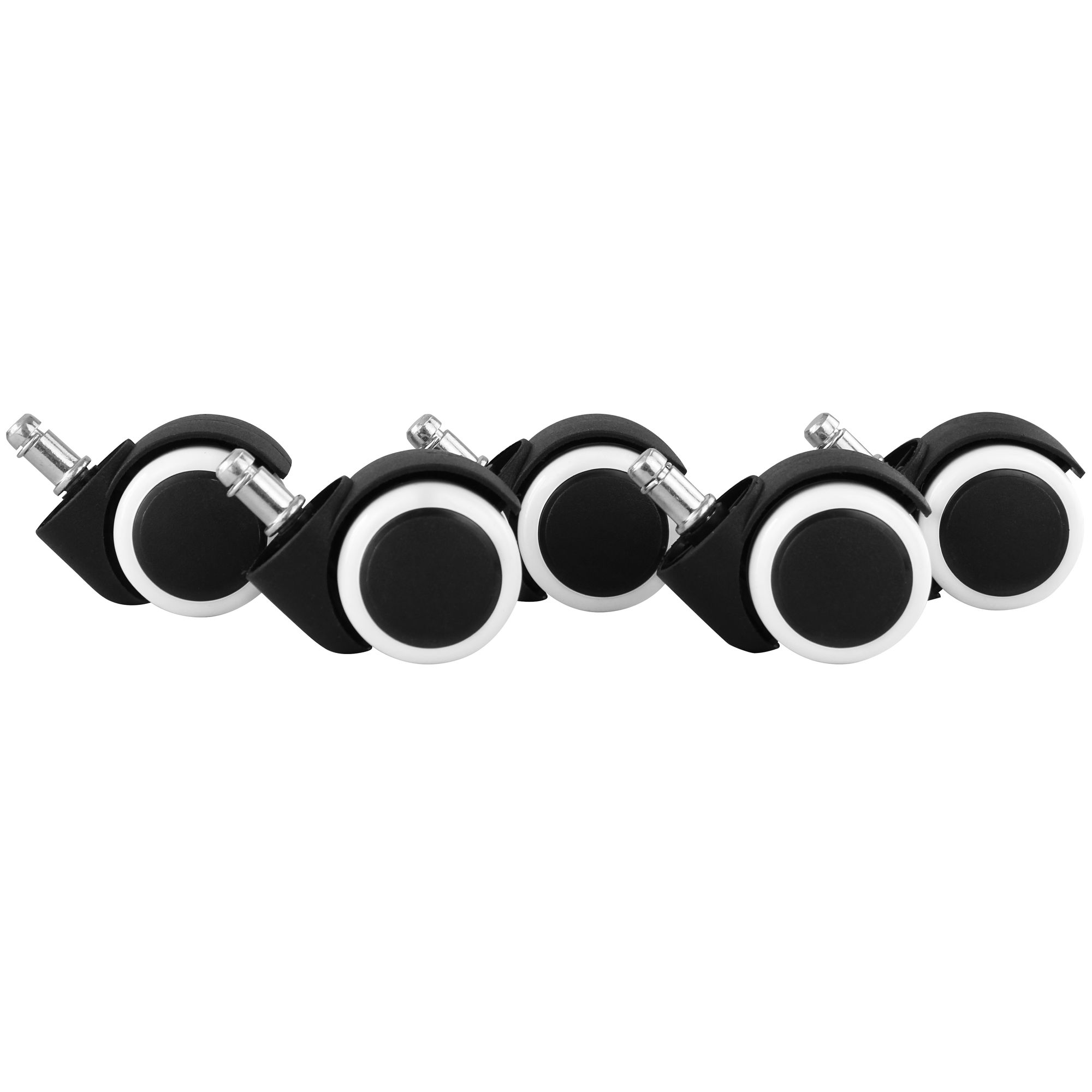 Set 5 role de podea pentru scaune birou - Plastic de înaltă calitate Set 5 role de podea pentru scaune birou - Plastic de înaltă calitate