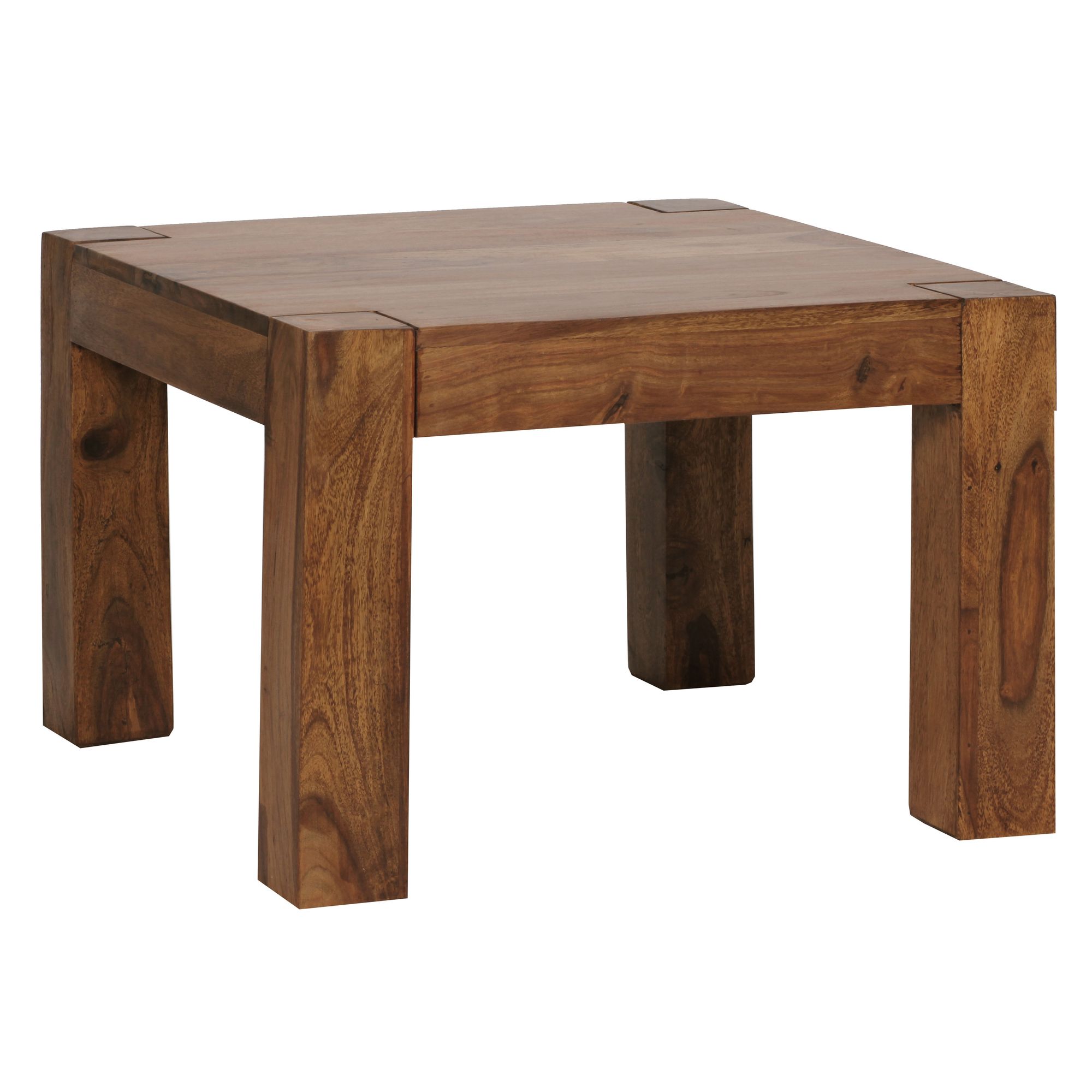 Masută de Cafea Modernă din Lemn Masiv - WOHNLING - 60x60 cm Masută de Cafea Modernă din Lemn Masiv - WOHNLING - 60x60 cm