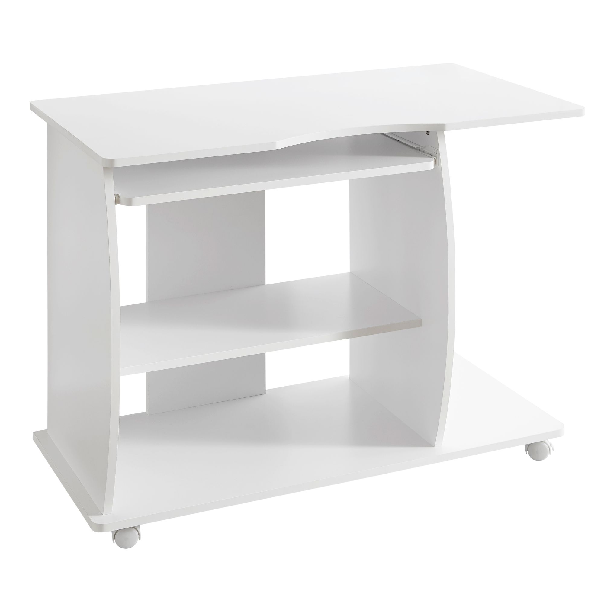 Birou modern pentru computer cu spațiu de stocare și design atemporal Birou modern pentru computer cu spațiu de stocare și design atemporal