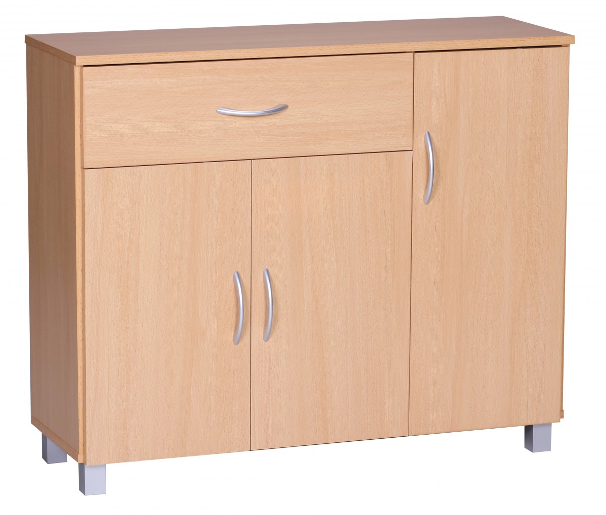 Comodă cu Design Modern și Eleganță Aluminiu - 3 Uși Comodă cu Design Modern și Eleganță Aluminiu - 3 Uși