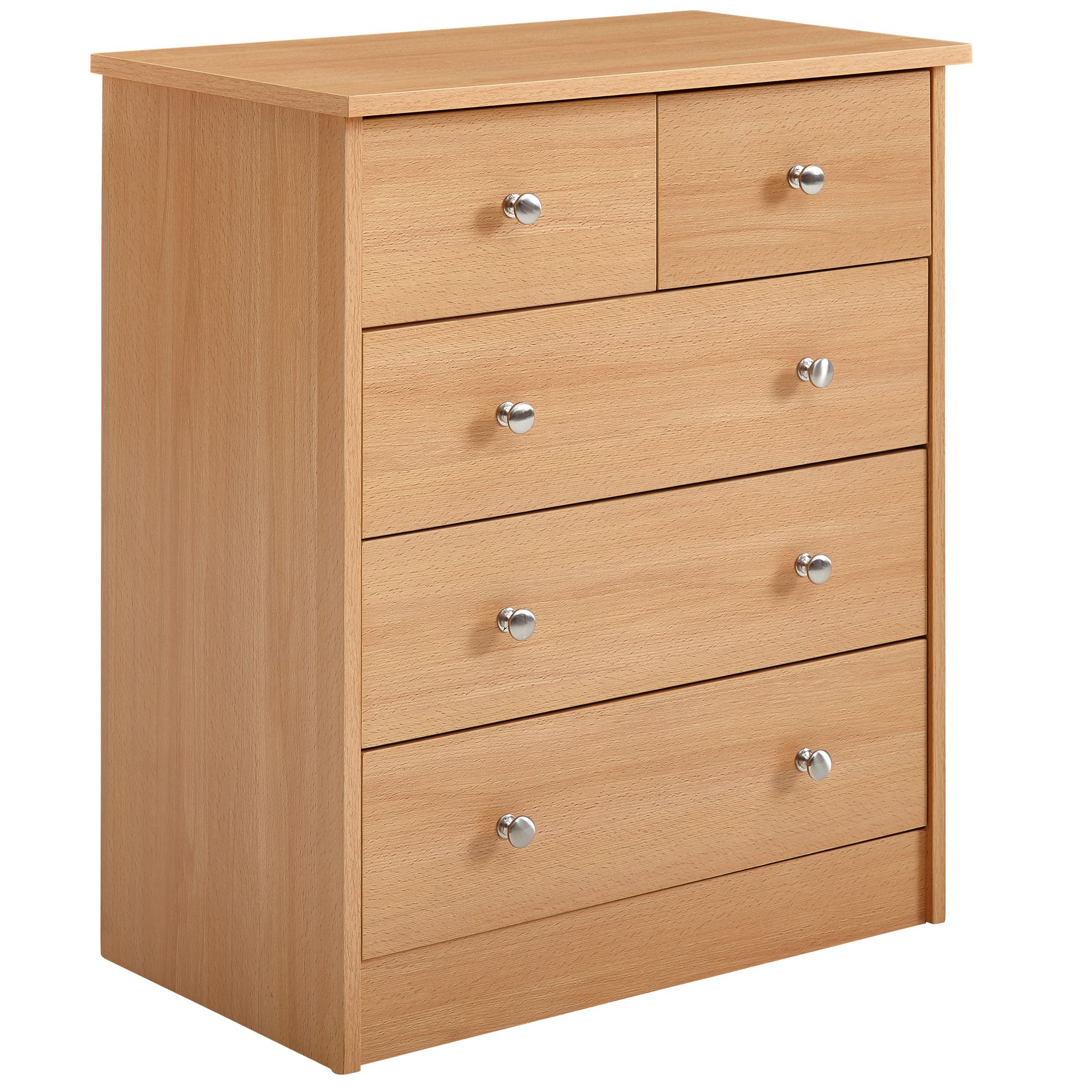 Bufet modern cu 5 sertare și mânere din aluminiu - Design atemporal Bufet modern cu 5 sertare și mânere din aluminiu - Design atemporal