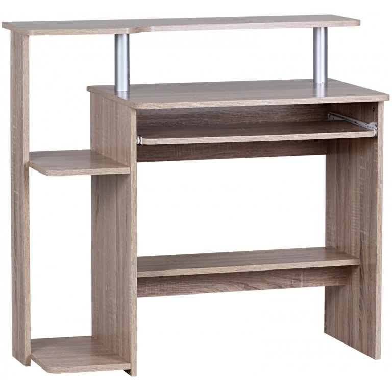 Birou modern pentru computer cu spațiu de stocare - Design atemporal