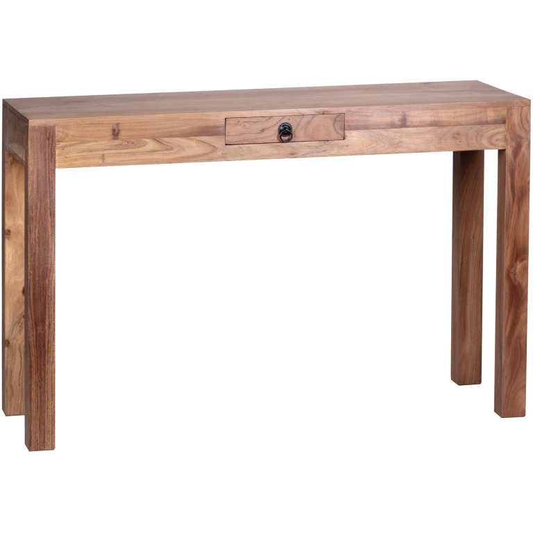 Masă de Consolă Orientală cu Design Unic și Sertar - Dimensiuni 70x120x40 cm