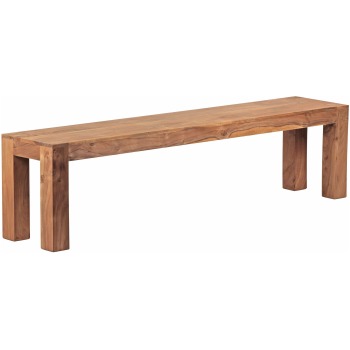 Bancă din lemn salcâm cu design atemporal și dimensiuni versatile