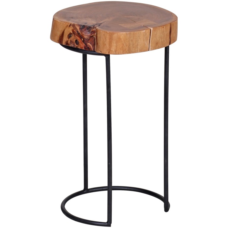 Elegantă masă de colț cu design de trunchi de copac - Ideală pentru orice colț din casă