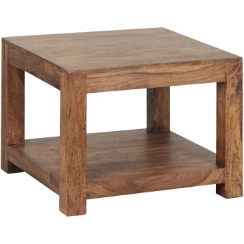 Masută de Cafea Eleganta cu Granule Clasice si Spatiu de Depozitare - 60x45x60 cm
