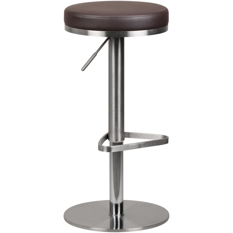 Scaun de bar reglabil cu placă de fund stabilă de 40cm