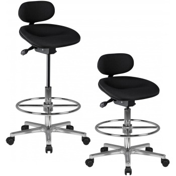 Taburet ergonomic reglabil cu design modern și confort maxim