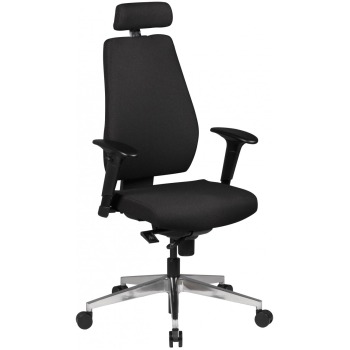Scaun ergonomic de birou cu tapițerie luxuriantă - Confort și eleganță