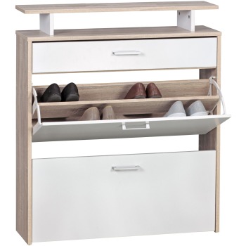 Raft pentru pantofi cu design modern și spațiu generos