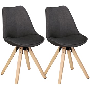 Scaun de Luat Masa Contemporan Retro - Lemn Curbat & Captușit - 4 Picioare Elegante - Confortabil & Antiderapant