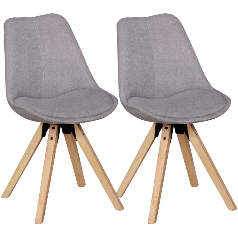 Scaun de luat masa contemporan cu design retro și picioare elegante din lemn