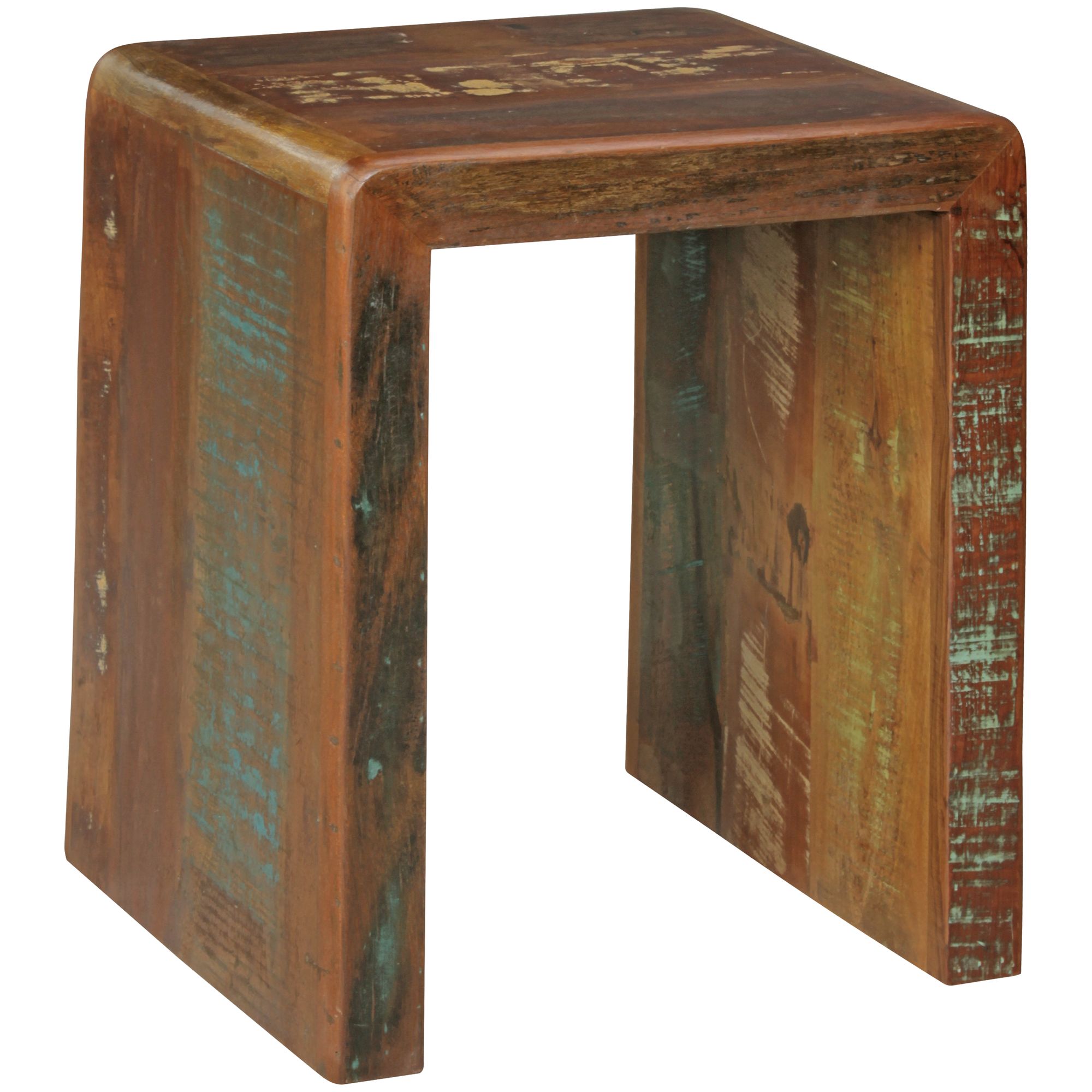 Masă laterală elegantă Cube - Design shabby chic Masă laterală elegantă Cube - Design shabby chic
