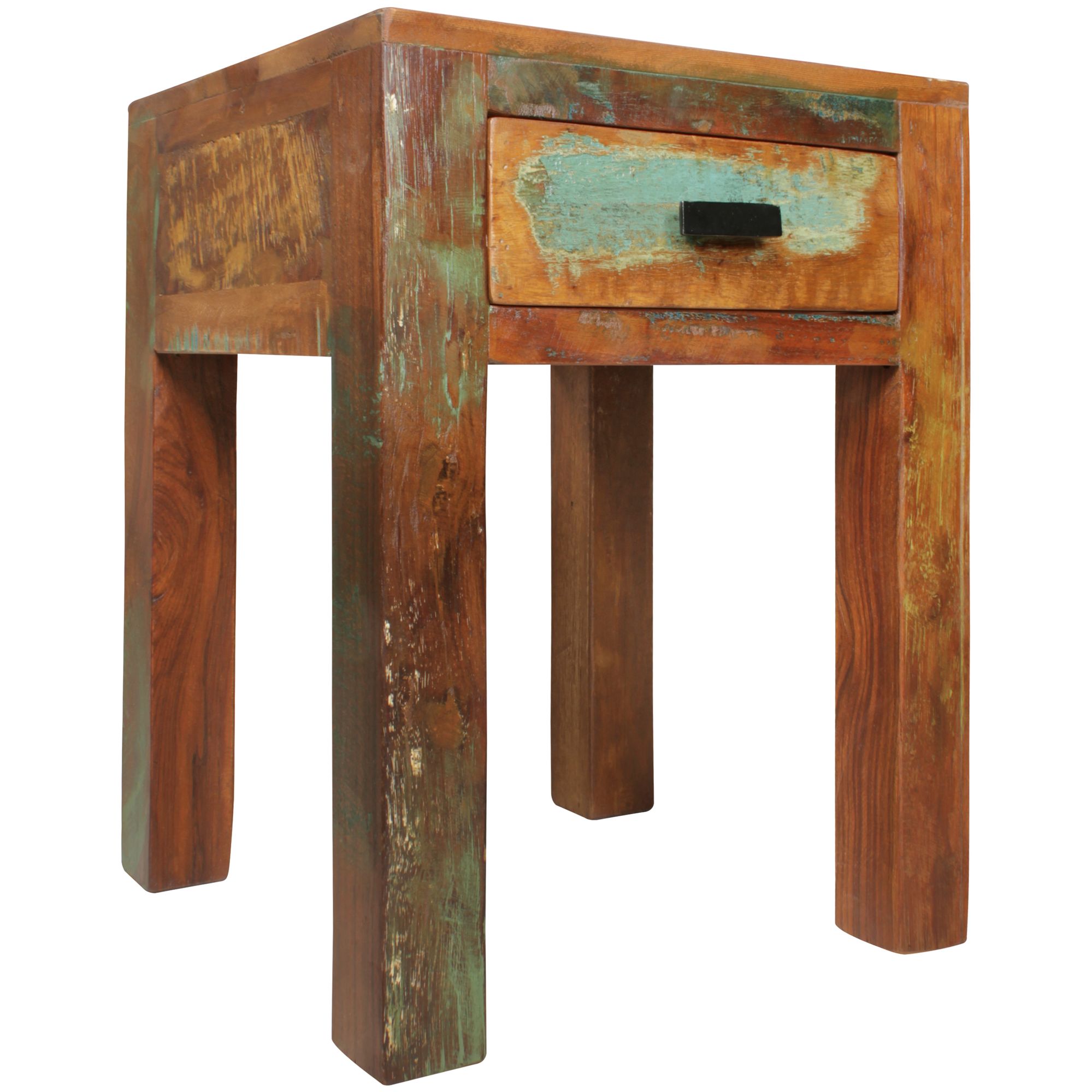 Noptieră cu Design Retro și Accente Chic Noptieră cu Design Retro și Accente Chic