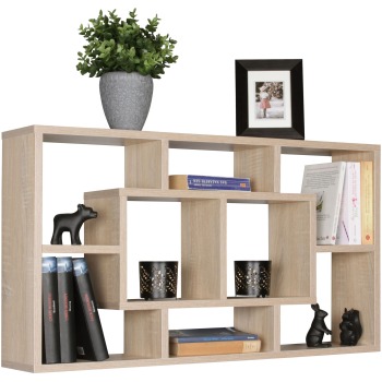 Raft de Perete Modern Sonoma cu Design Atrăgător | Dimensiuni 85x47.5x16 cm
