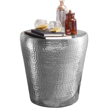 Masă Orientală cu Spațiu de Depozitare și Structuri Ciocănite - Design Excepțional