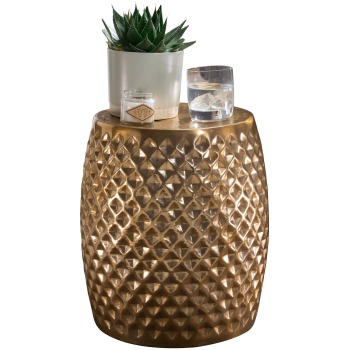 Masă Laterală Orientală cu Spațiu de Stocare Elegant - Dimensiuni 32x42 cm