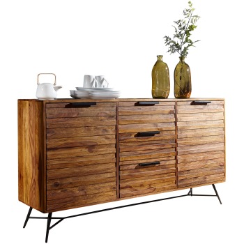Bufet industrial modern cu 3 sertare și 2 uși - Dimensiuni generoase 160x88x40 cm