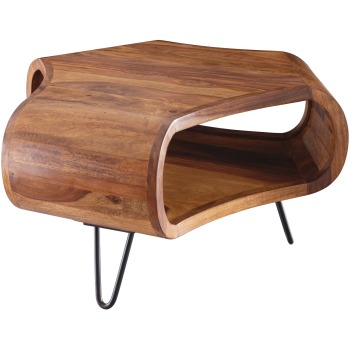 Măsuță de Cafea cu Design Modern și Elemente Rustice