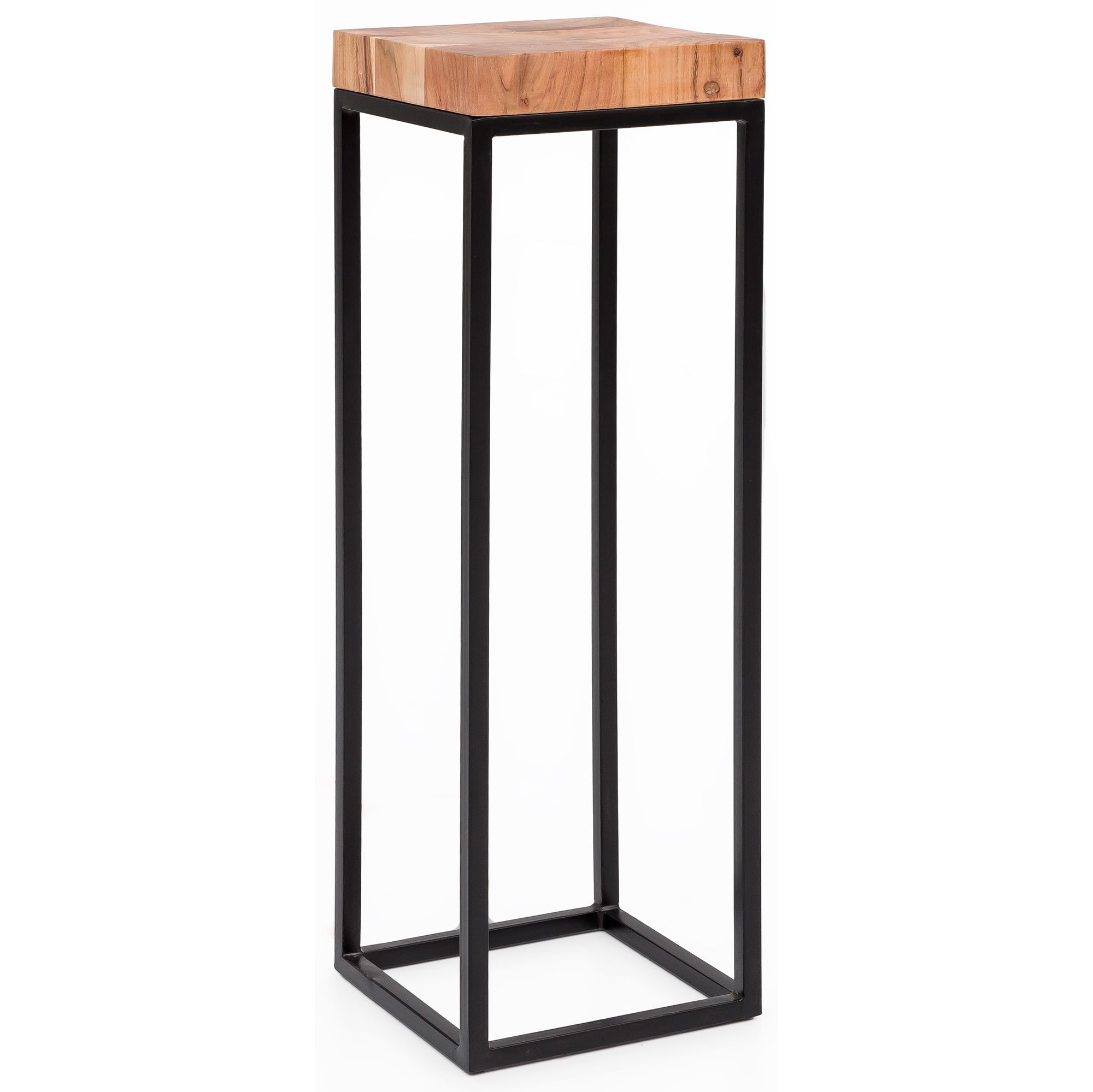 Masă laterală din lemn și metal Masă laterală din lemn și metal
