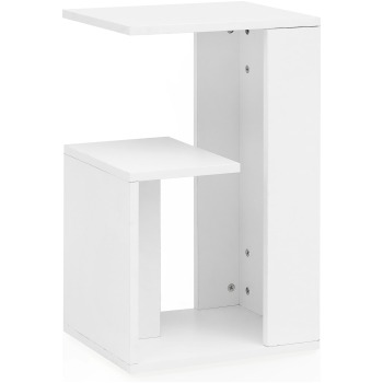 Măsuță laterală cu design modern și spațiu generos de depozitare