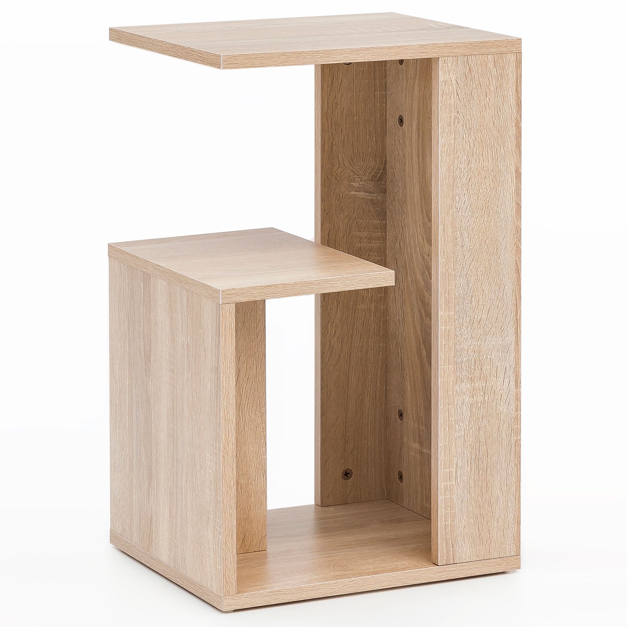 Măsuță mică cu 3 compartimente de depozitare și design modern Măsuță mică cu 3 compartimente de depozitare și design modern
