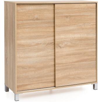 Dulap pentru pantofi cu 5 compartimente și uși glisante - Design modern și spațiu generos