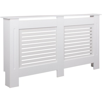 Capac Radiator Design Modern Lamelar Alb - 152x83x19 cm