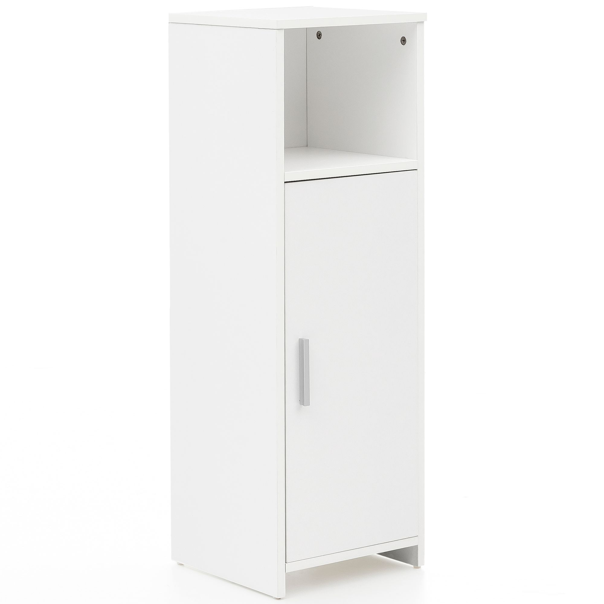 Dulap baie modern cu ușă și mâner aluminiu Dulap baie modern cu ușă și mâner aluminiu