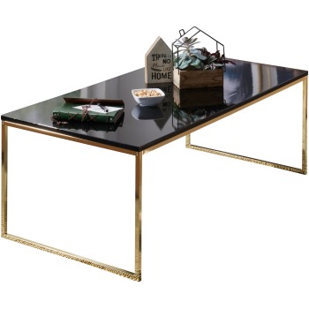 Masuta de Cafea Eleganta Filigran cu Blat Lucios - Design Modern