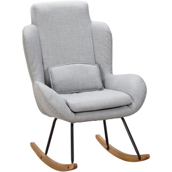 Scaun balansoar confortabil cu design modern și funcție de ștergere
