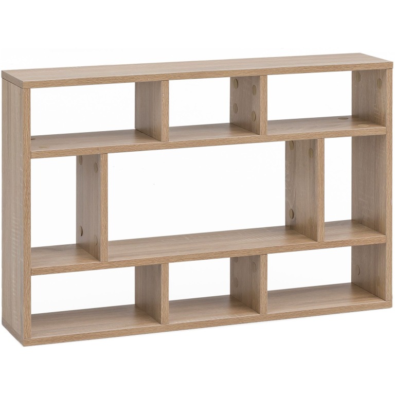 Raft de Perete Modern cu Nouă Nivele și Structuri Clare