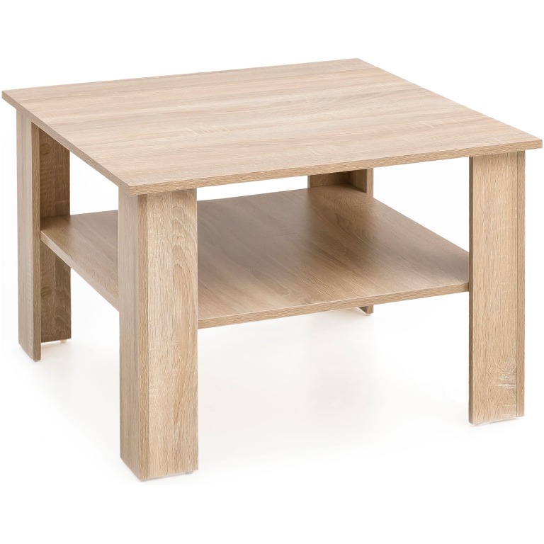 Masută de Cafea Eleganta cu Raft Sub Blat - Design Simplu
