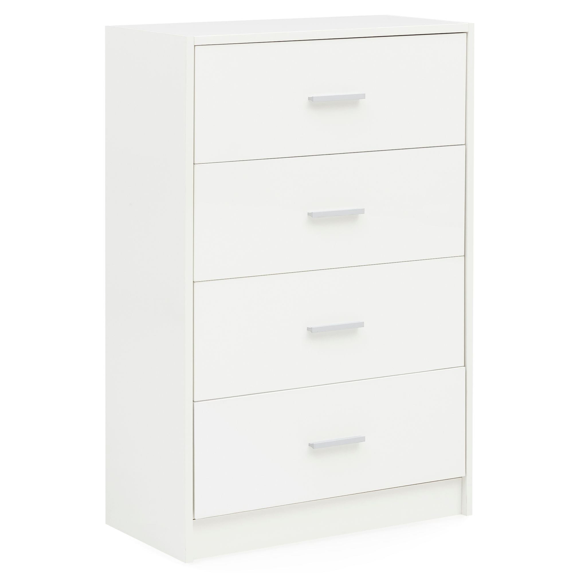 Bufet modern cu 4 sertare și mânere de argint Bufet modern cu 4 sertare și mânere de argint