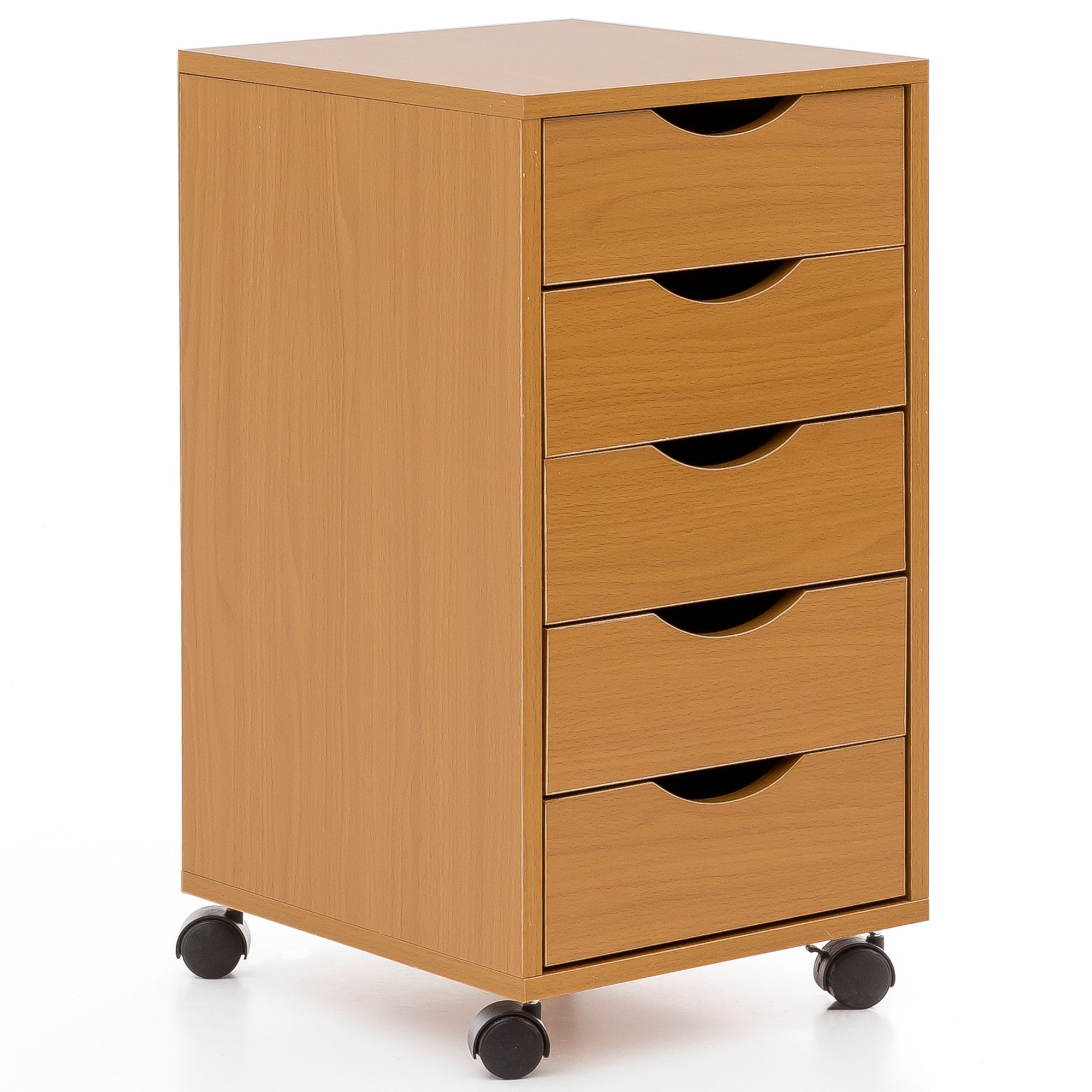 Rollcontainer cu 5 sertare spațioase și design modern Rollcontainer cu 5 sertare spațioase și design modern