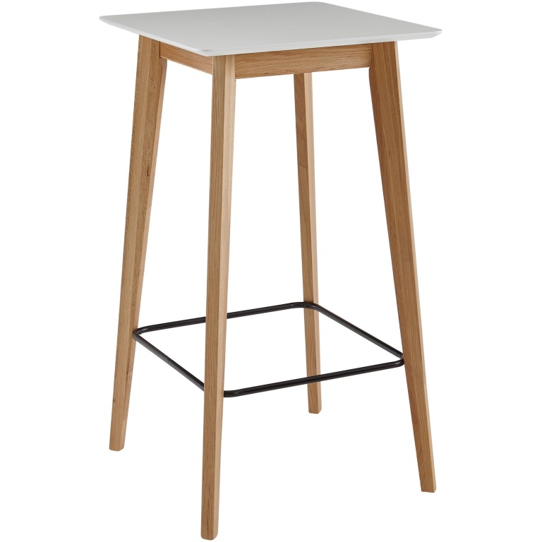 Masă înaltă cu design scandinav și spațiu de depozitare - Eleganță și funcționalitate
