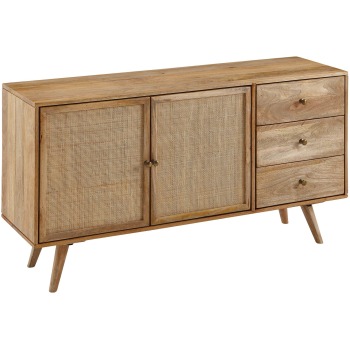 Comodă Rustică cu Design Individual și Spații Generoase de Depozitare