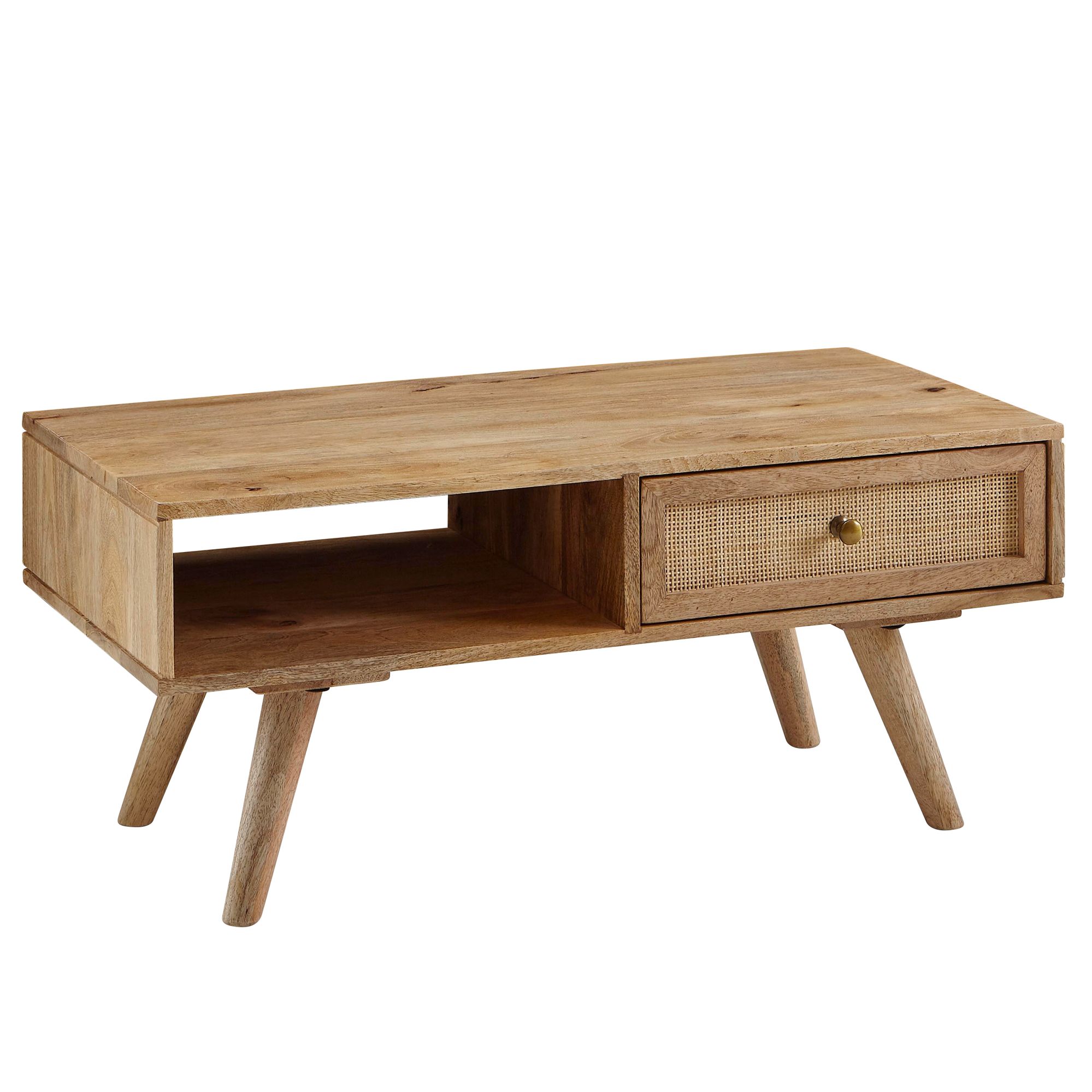 Măsuță de Cafea Solidă cu Design de Casă de Țară Unic - Spațiu Generos de Depozitare Măsuță de Cafea Solidă cu Design de Casă de Țară Unic - Spațiu Generos de Depozitare