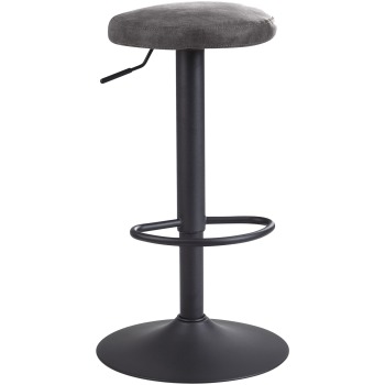 Scaun de bar modern cu suport pentru picioare și tapițerie luxuriantă