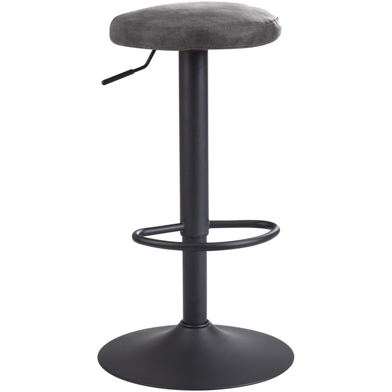 Scaun de bar modern cu suport pentru picioare și tapițerie luxuriantă
