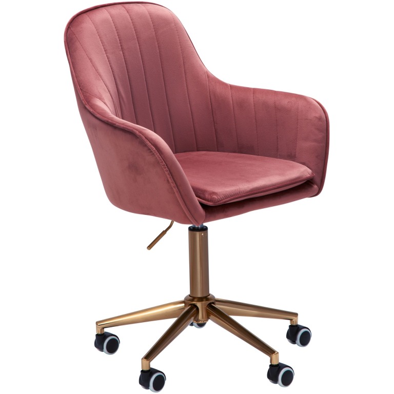 Scaun de birou modern cu coajă și bază metalică din catifea - Design Atractiv & Confortabil