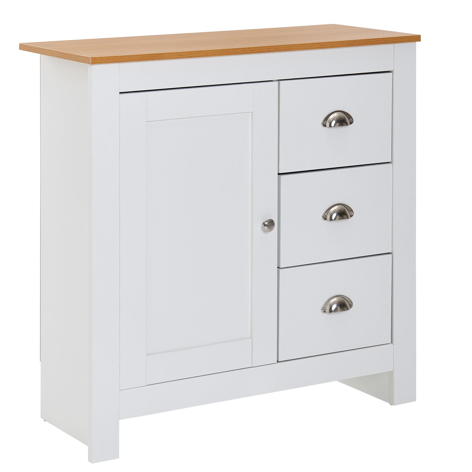 Comodă modernă cu 3 sertare și 2 compartimente - Spațiu elegant pentru depozitare Comodă modernă cu 3 sertare și 2 compartimente - Spațiu elegant pentru depozitare