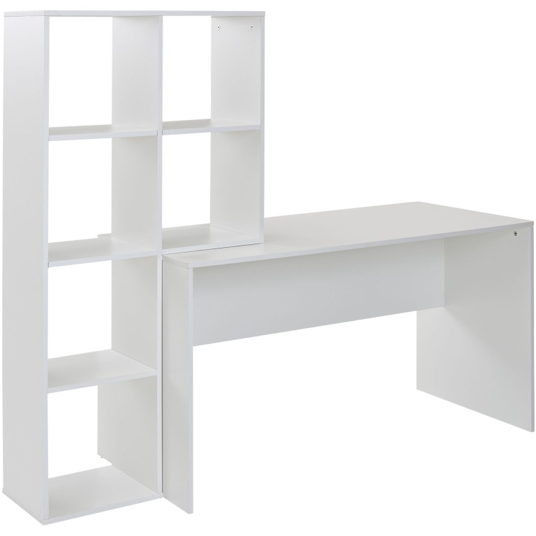 Birou de Design Modern cu Raft Mare și Panou Practic - Dimensiuni 170x59x143