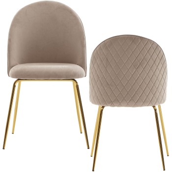 Scaun de luat masa cu design scandinav și detalii diamant