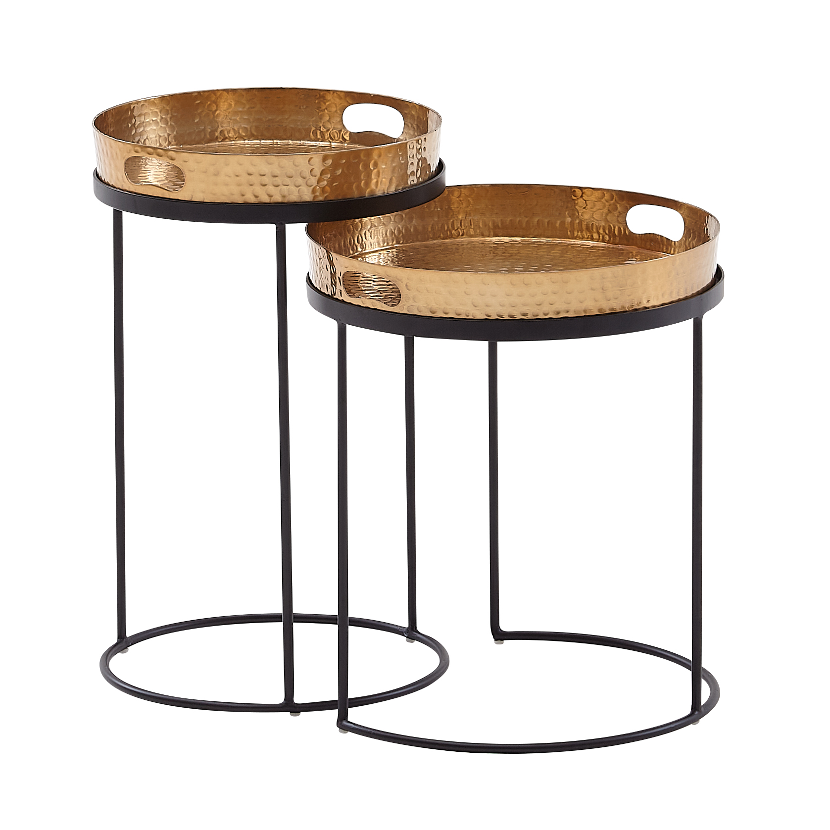 Masă de Cafea Decorativă cu Design Modern și Elemente Aurii-Negre Masă de Cafea Decorativă cu Design Modern și Elemente Aurii-Negre