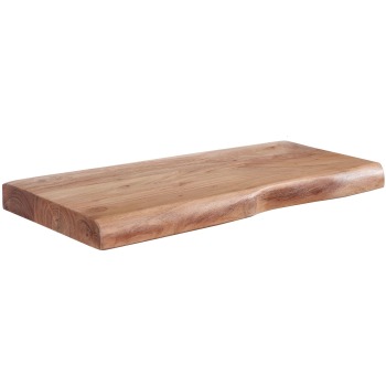 Raft de Perete Rustic din Lemn de Salcâm Indian - Design Expressiv
