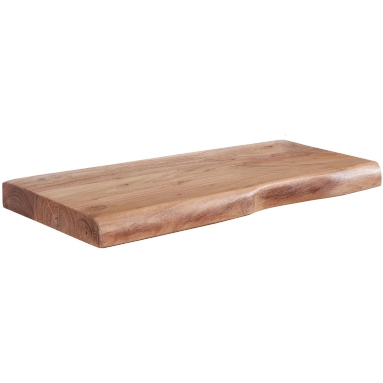 Raft de Perete Rustic din Lemn de Salcâm Indian - Design Expressiv