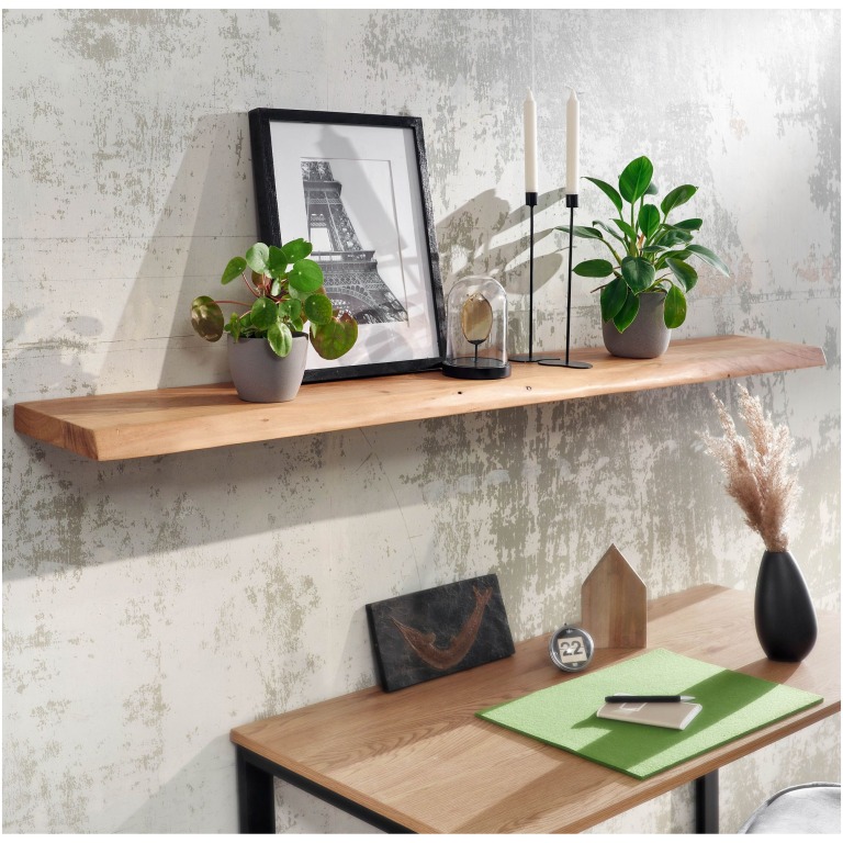 Design Expresiv cu Margine Naturală - 160x26x4 cm