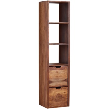 Raft de Perete cu 5 Compartimente și 2 Sertare - Design Simplu și Elegant